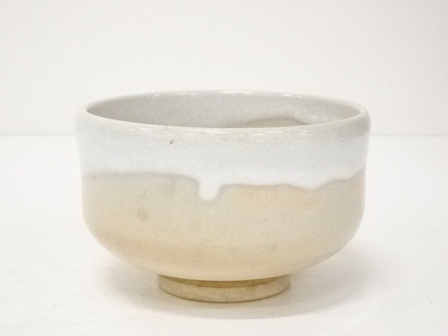 ♥古萩　半筒　茶碗　桐箱付き　萩焼　萩　骨董品 ♥古萩 半筒 茶碗 桐箱付き 萩焼 萩 骨董品 萩姫土